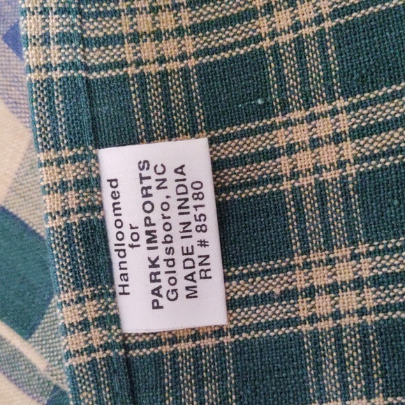 Homespun plaid dish towels. - Picture 2 of 2